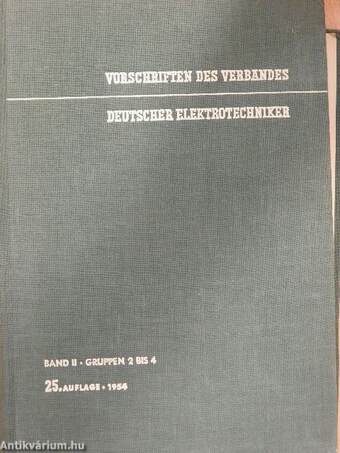 VDE-Vorschriften II.