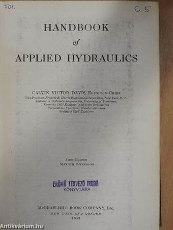 Handbook of Applied Hydraulics