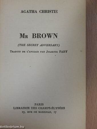 Mr Brown