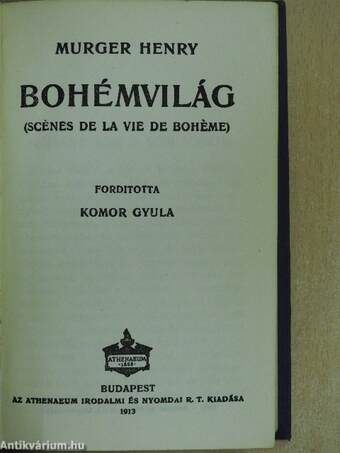 Bohémvilág