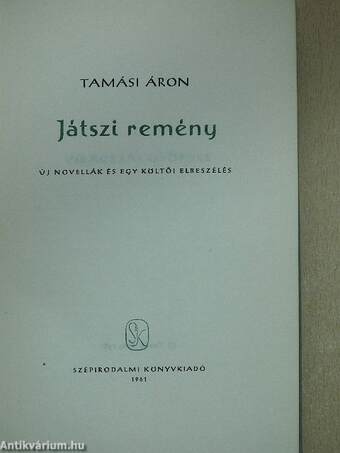 Játszi remény