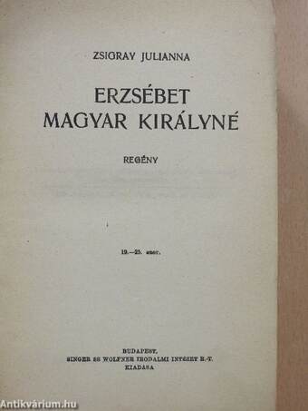 Erzsébet magyar királyné