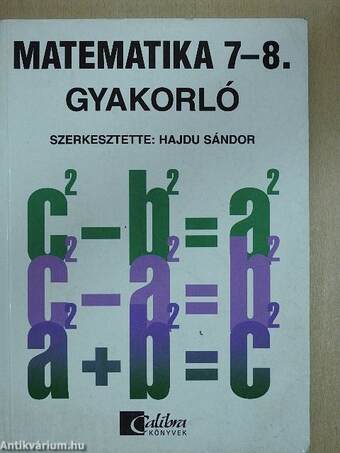 Matematika 7-8. - Gyakorló