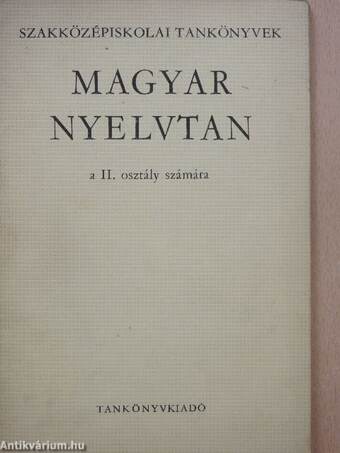 Magyar nyelvtan II.