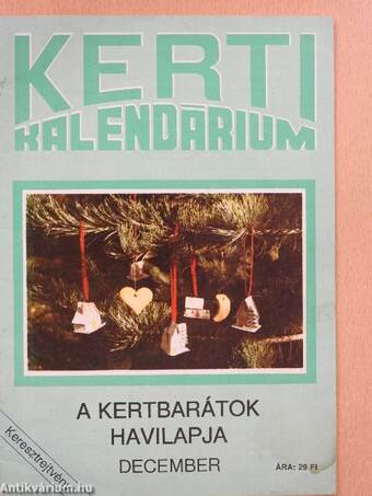 Kerti Kalendárium 1991. december