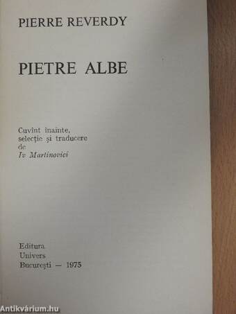 Pietre albe