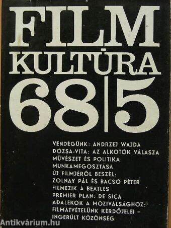 Filmkultúra 1968. szeptember-október