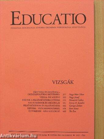 Educatio 1995/3. Ősz