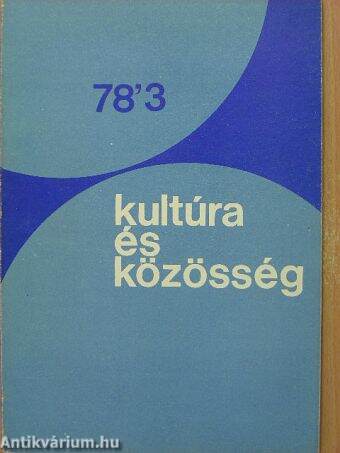 Kultúra és Közösség 1978/3.