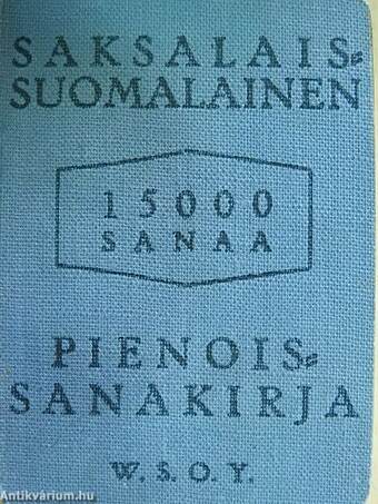 Saksalais-Suomalainen Pienoissanakirja (minikönyv)