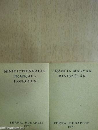 Francia-magyar miniszótár (minikönyv)