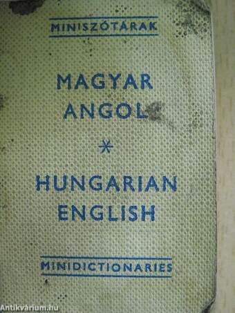 Magyar-angol miniszótár (minikönyv)