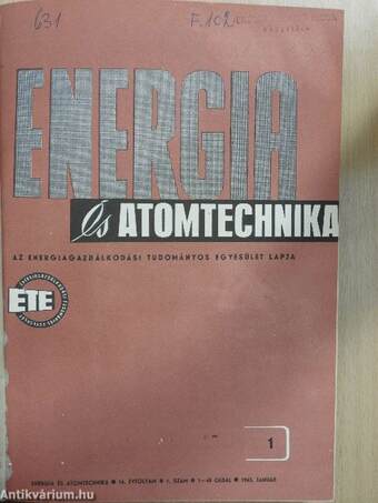 Energia és Atomtechnika 1963. január-december