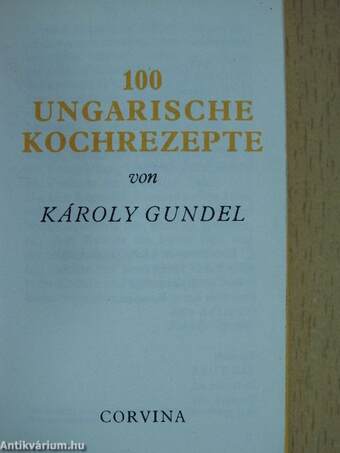 100 ungarische Kochrezepte (minikönyv)