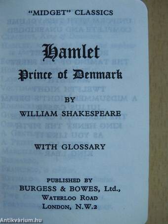 Hamlet (minikönyv)