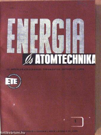 Energia és Atomtechnika 1961. január-december