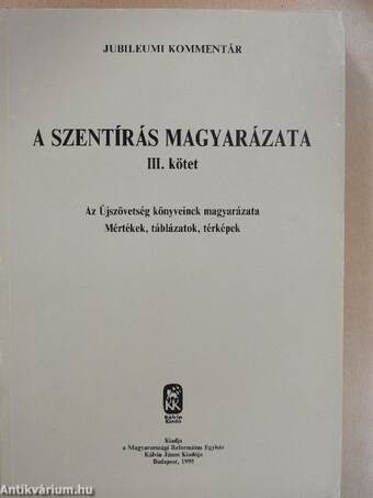 A Szentírás magyarázata III.