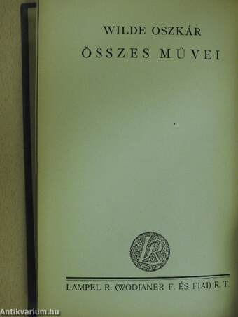 Lady Windermere legyezője/Bunbury