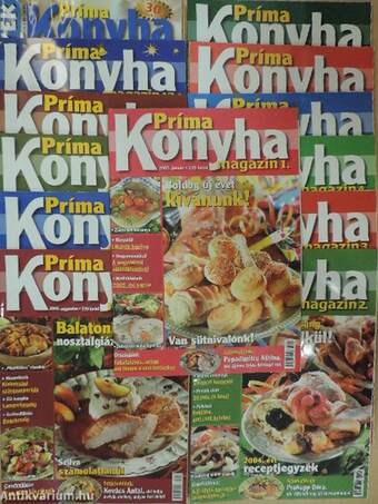 Príma Konyha Magazin 2005. január-december/Príma Konyha Magazin Különszám/Recept jegyzék