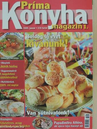 Príma Konyha Magazin 2005. január-december/Príma Konyha Magazin Különszám/Recept jegyzék