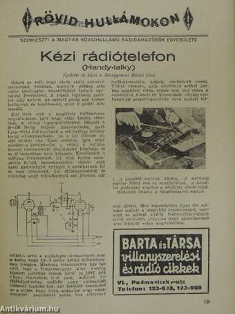 Rádió és filmtechnika 1949. (nem teljes évfolyam)