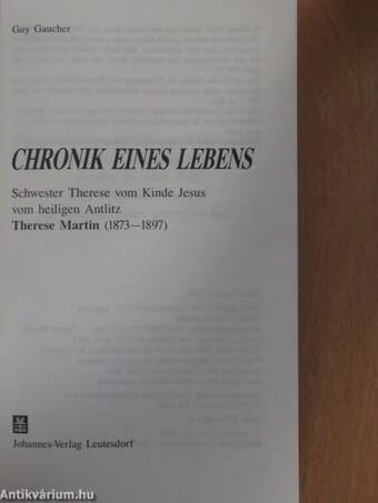 Chronik eines Lebens