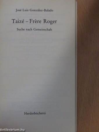 Taizé - Frére Roger