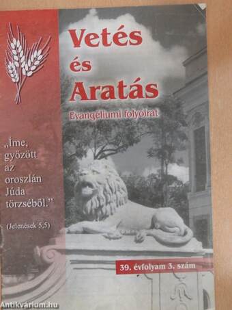 Vetés és aratás 2001/3.