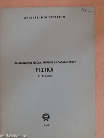 Az általános iskolai nevelés és oktatás terve - Fizika 6-8. osztály