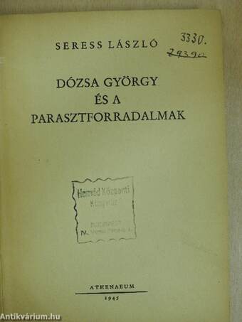 Dózsa György és a parasztforradalmak