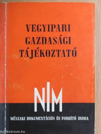 Vegyipari Gazdasági Tájékoztató 1965/2.