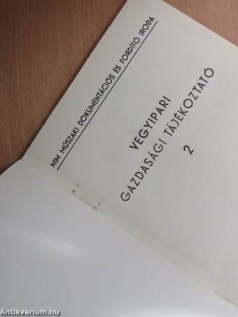 Vegyipari Gazdasági Tájékoztató 1965/2.