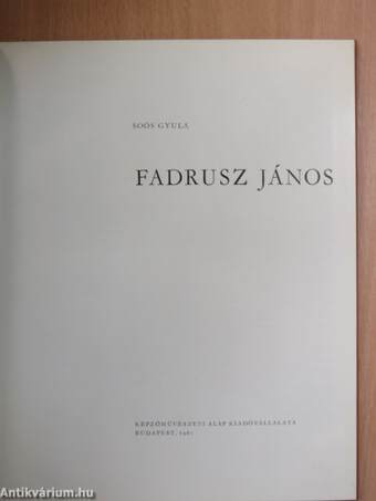 Fadrusz János