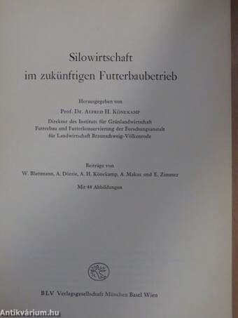 Silowirtschaft im zukünftigen Futterbaubetrieb