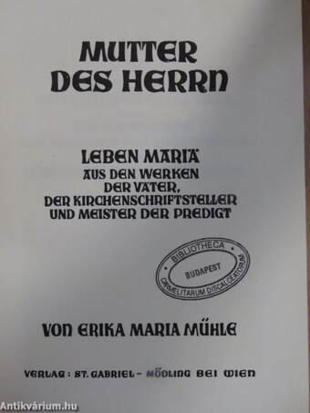 Mutter des Herrn