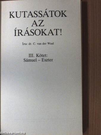 Kutassátok az írásokat III.