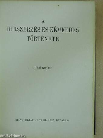 A hírszerzés és kémkedés története I-III.