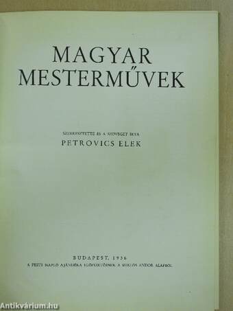 Magyar mesterművek