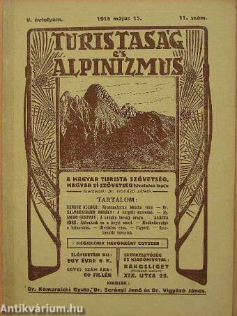 Turistaság És Alpinizmus 1915. május 15.