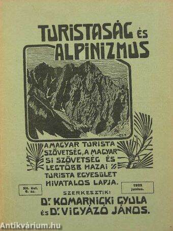 Turistaság És Alpinizmus 1922. június