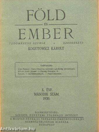 Föld és Ember 1930/2.