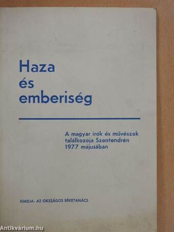 Haza és emberiség