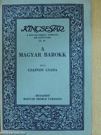 A magyar barokk