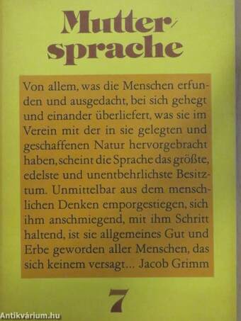 Muttersprache 7.