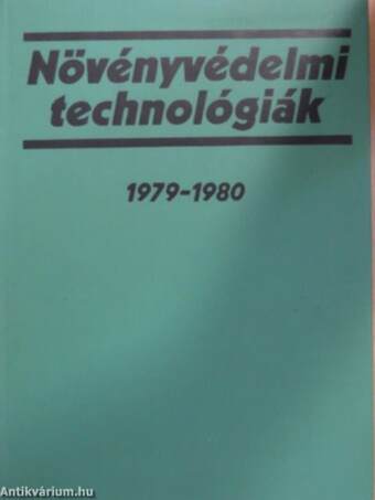 Növényvédelmi technológiák 1979-1980.