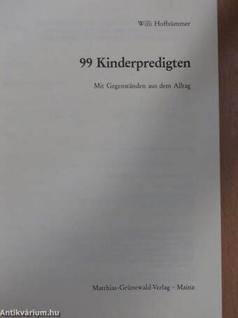 99 Kinderpredigten