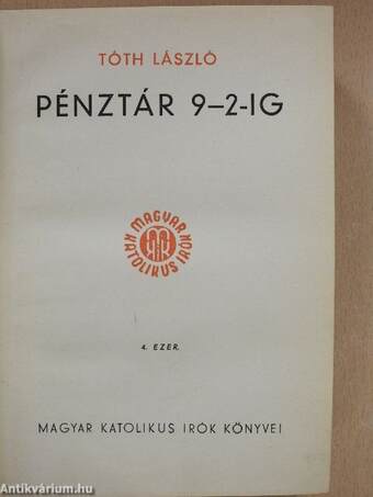 Pénztár 9-2-ig