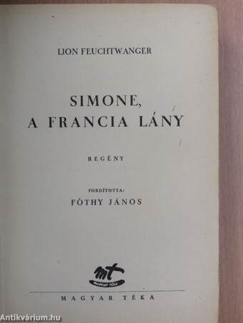 Simone, a francia lány