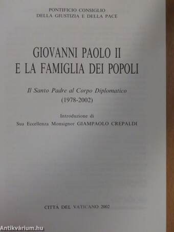 Giovanni Paolo II e la famiglia dei popoli