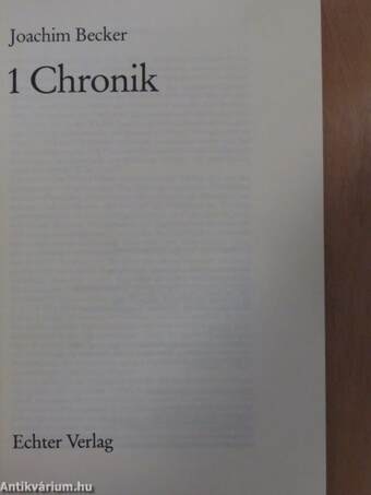 Chronik 1-2.